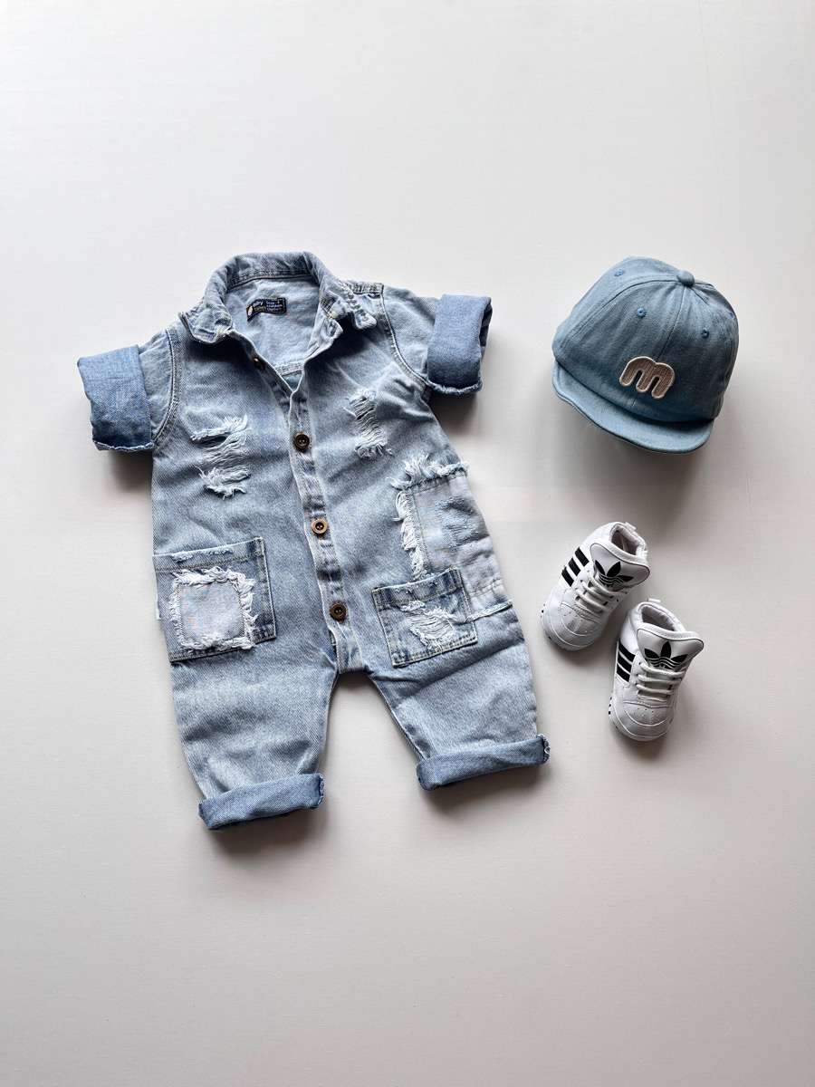 سرهمی جین تیکه دوزی ۱۰۳۳