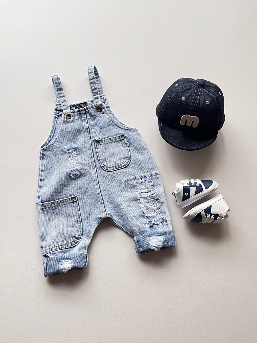 بیلر جین آبی روشن زاپ دار ۳۰۴۷