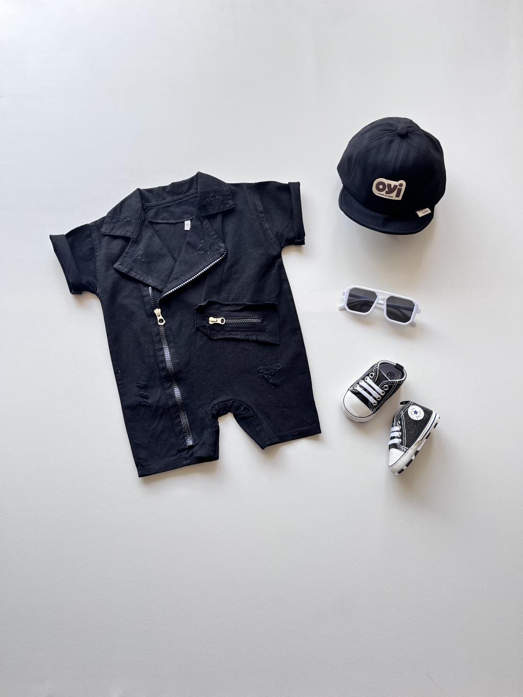 رامپر کتان یقه ایتالیایی سیاه ۲۰۱۳