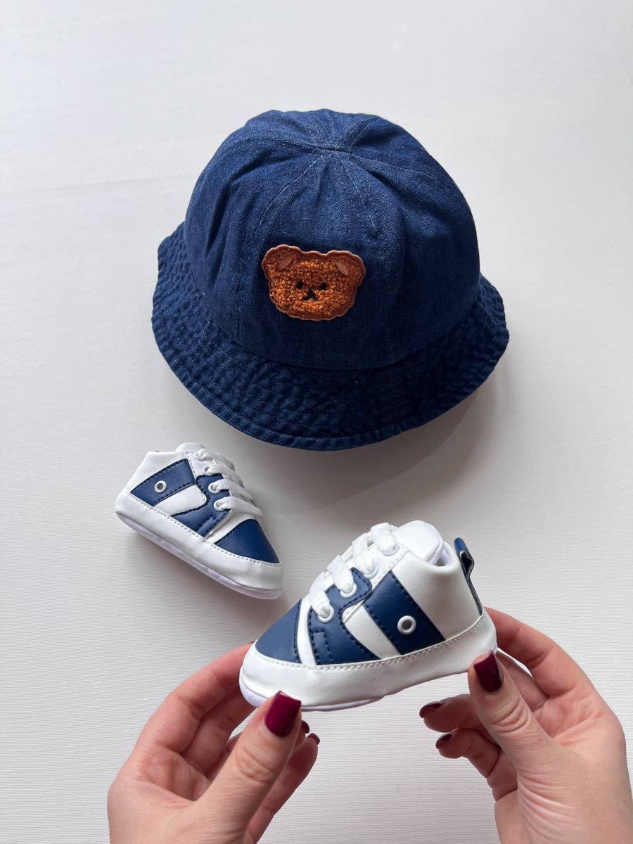 پاپوش سفید سرمه ای ۵۰۱۱۸