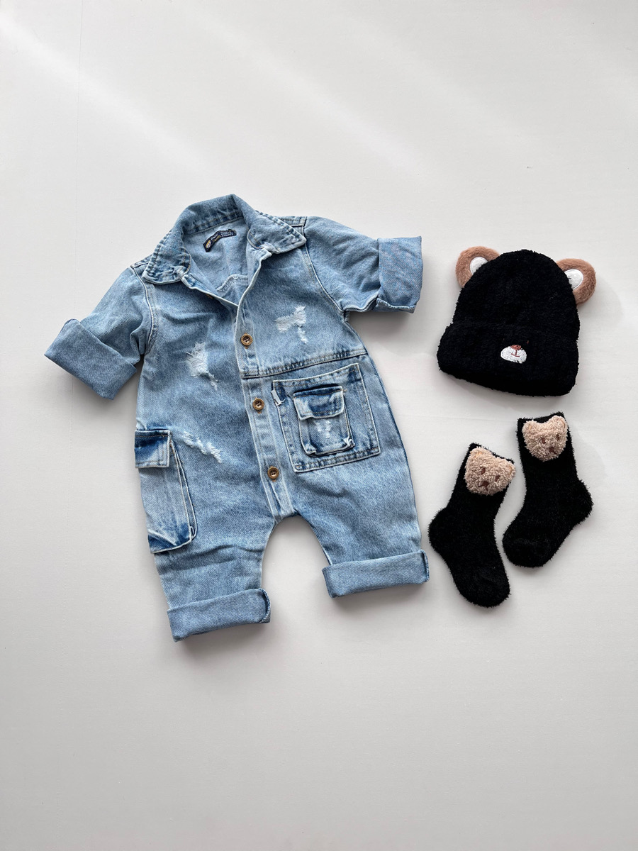 سرهمی جین جیب بغل ۱۰۶۴