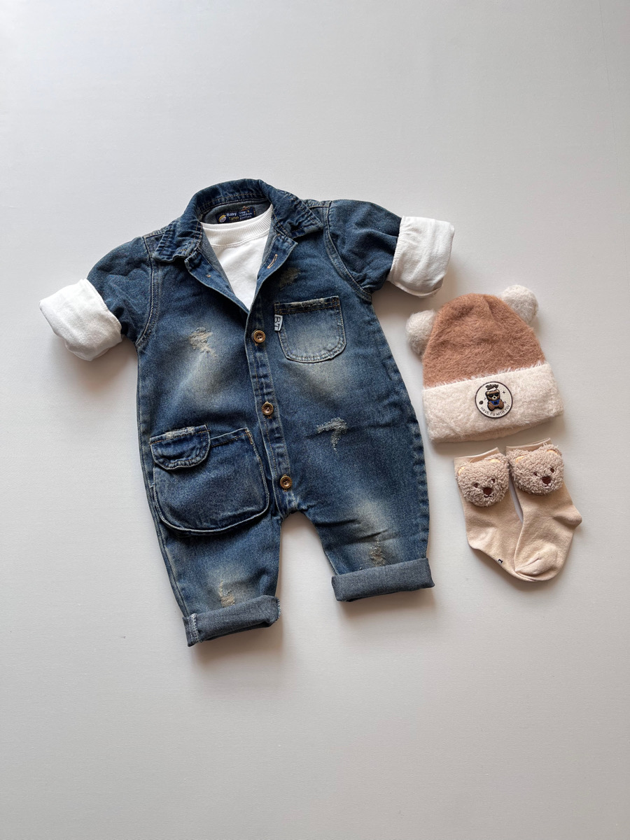 سرهمی جین آبی کثیف شور ۱۰۹۵