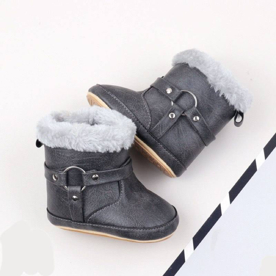 پاپوش چرم ساق دار سگک دار ۵۰۹۱