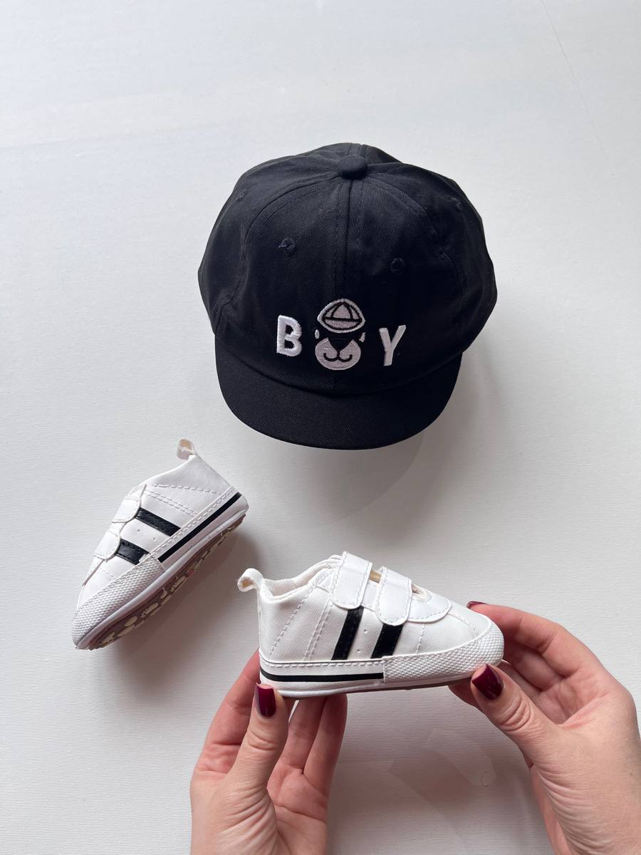 پاپوش چرم سفید 2 خط ۵۰۱۱۵