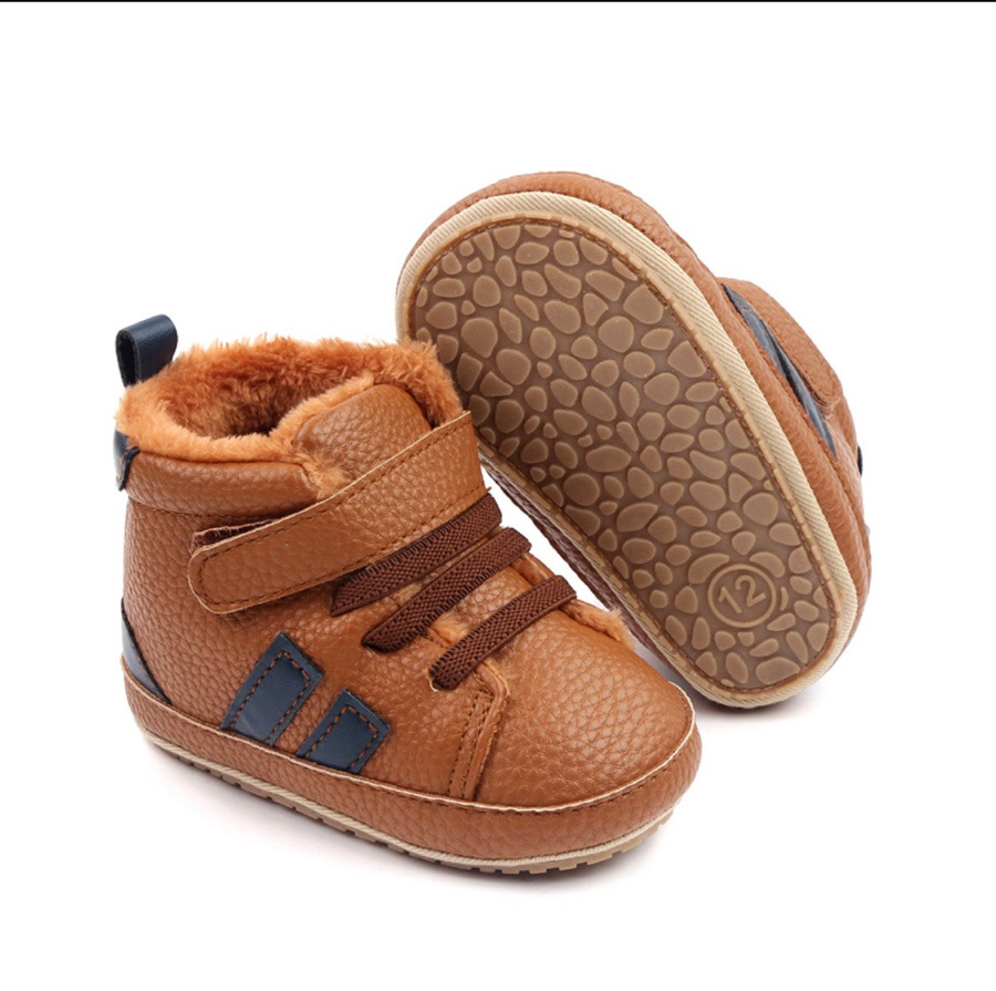 پاپوش عسلی داخل خز ۵۰۸۱