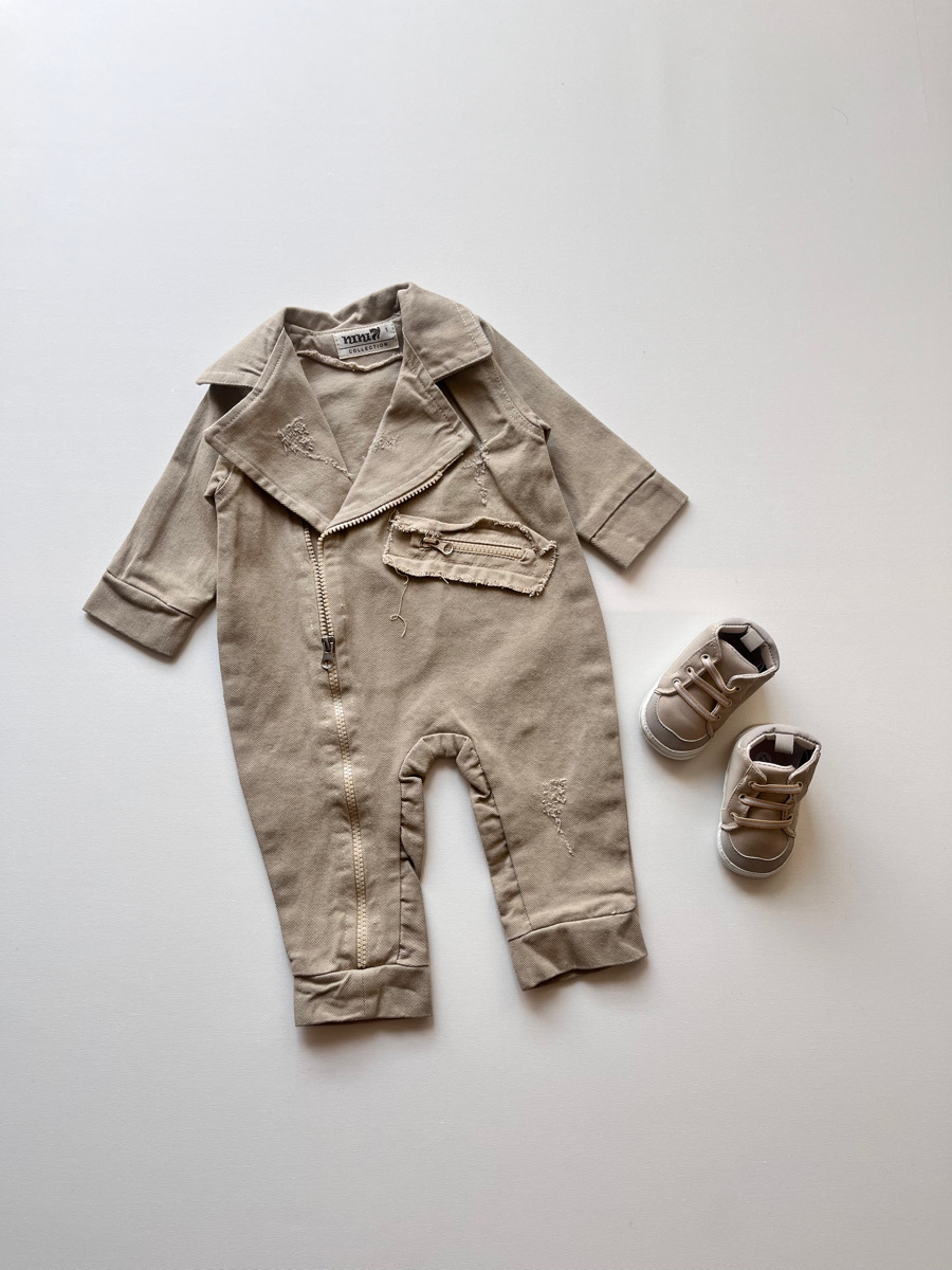 سرهمی کتان یقه ایتالیایی ۱۰۴۱