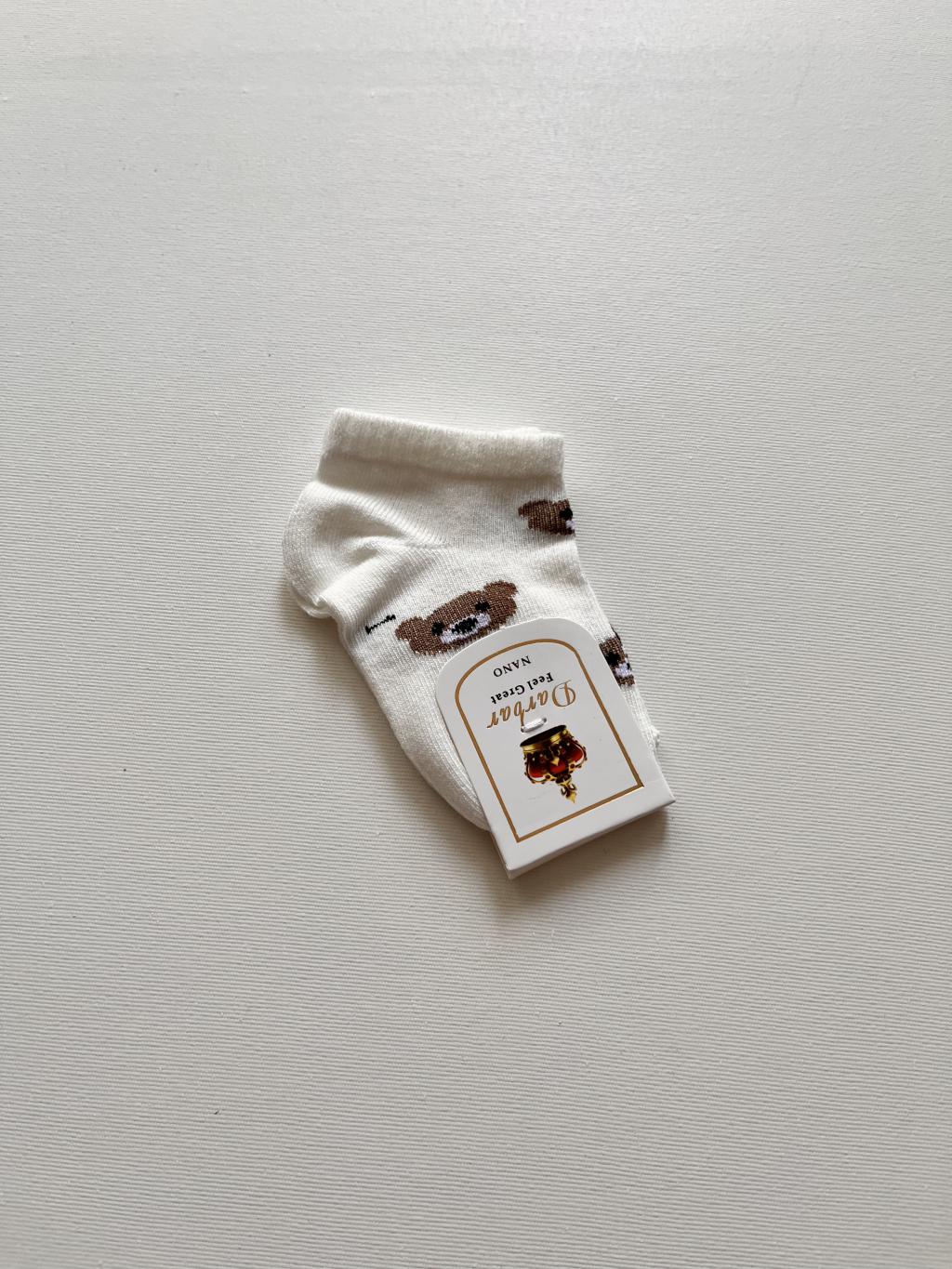 جوراب نخی کله تدی سفید ۴۰۲۴