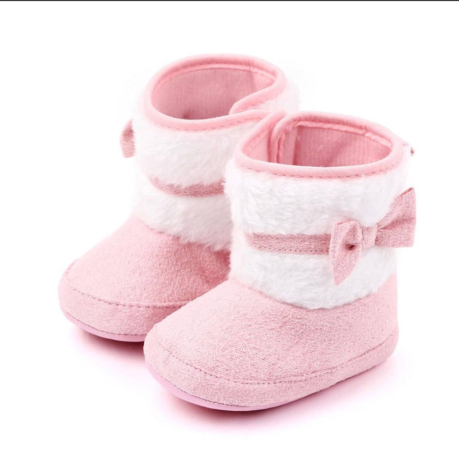 پاپوش صورتی ساق دار پاپیونی ۵۰۸۴