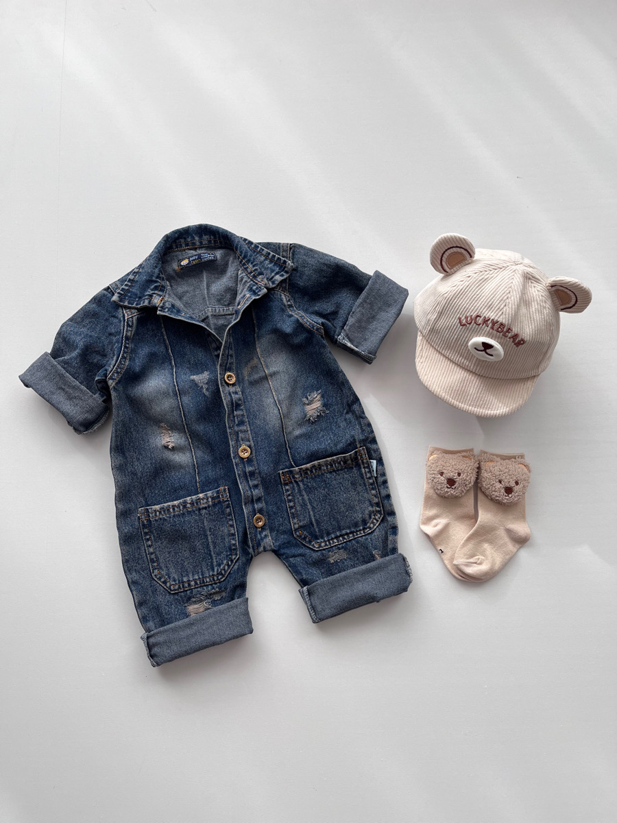 سرهمی جین آبی تیره سنگ شور ۱۰۱۰۱