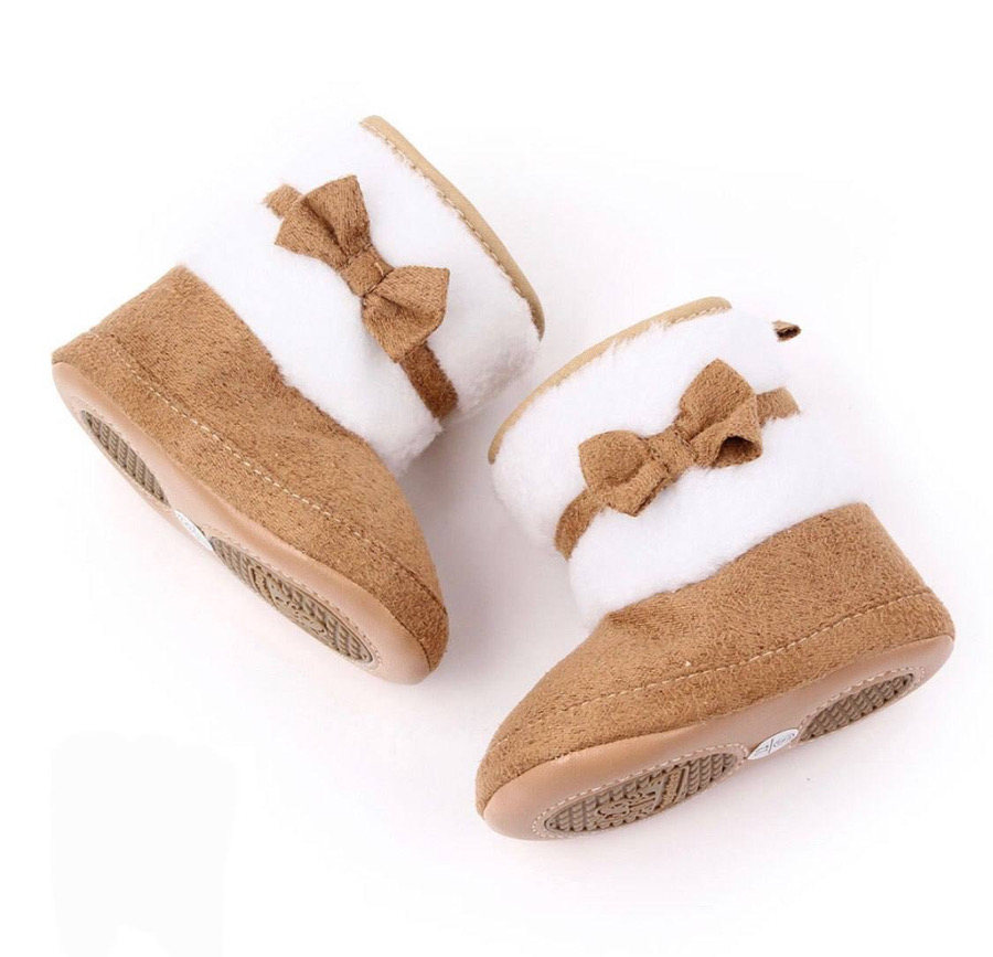 پاپوش شکلاتی ساق دار پاپیونی ۵۰۸۶