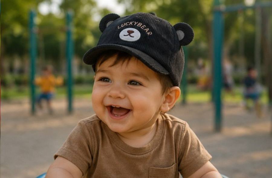 کلاه مخمل سیاه لاکی بیئر ۱۰۰۹۵