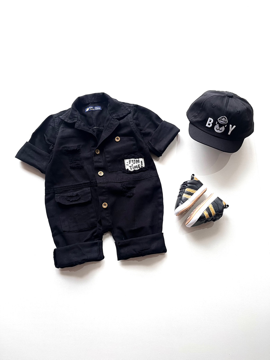 سرهمی کتان سیاه فان تایم ۱۰۱۱۲