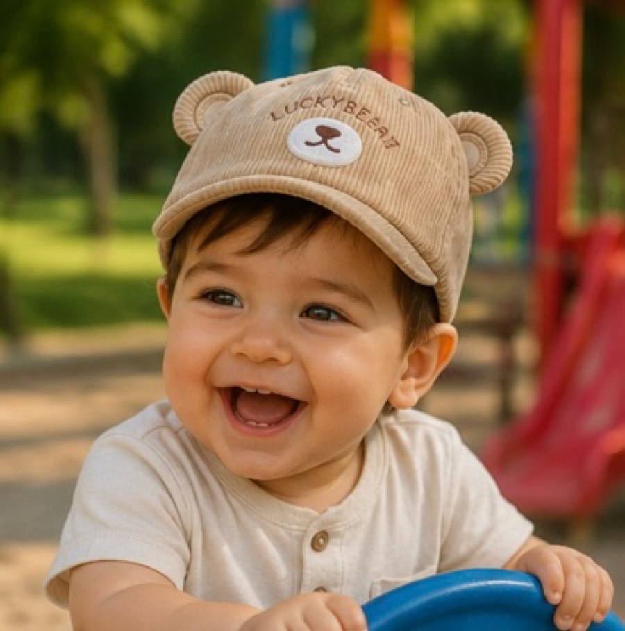 کلاه مخمل نسکافه ای لاکی بیئر ۱۰۰۹۴